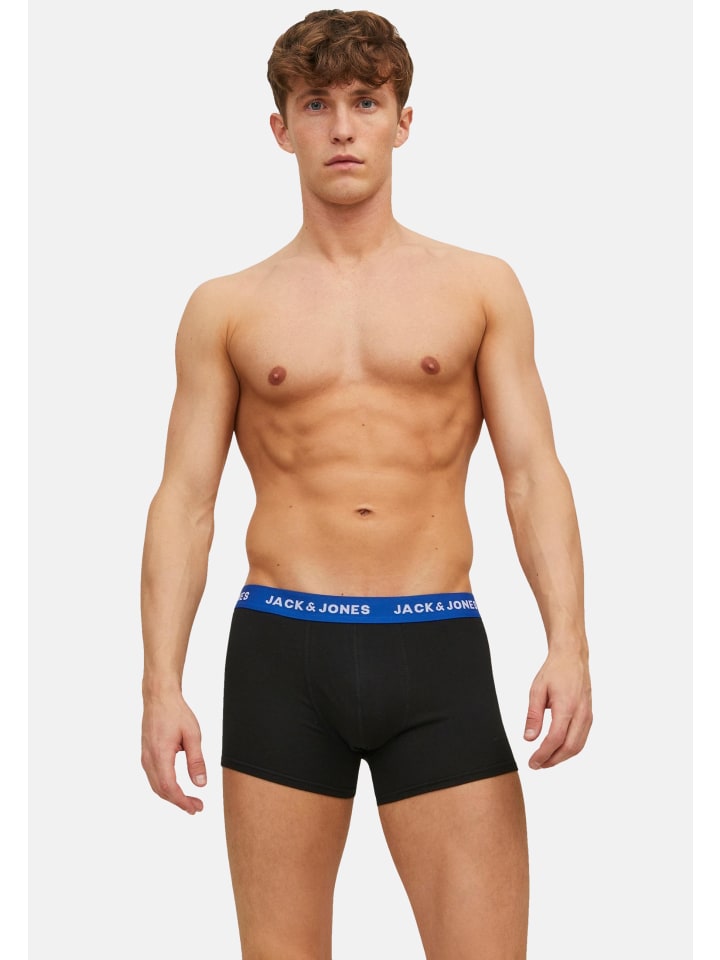Jack & Jones Boxershorts 'Lee' in blau günstig kaufen