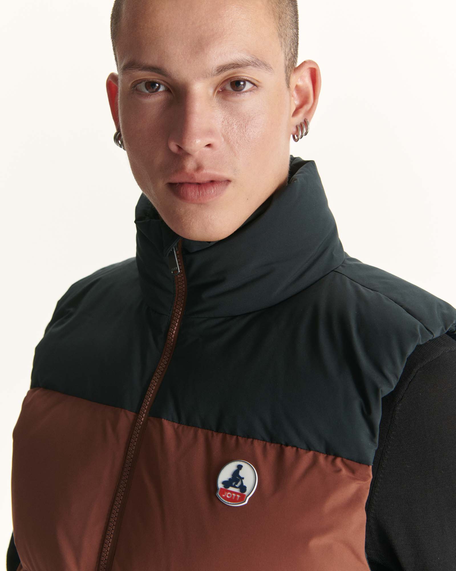 Doudoune bicolore Grand Froid Café Sakai