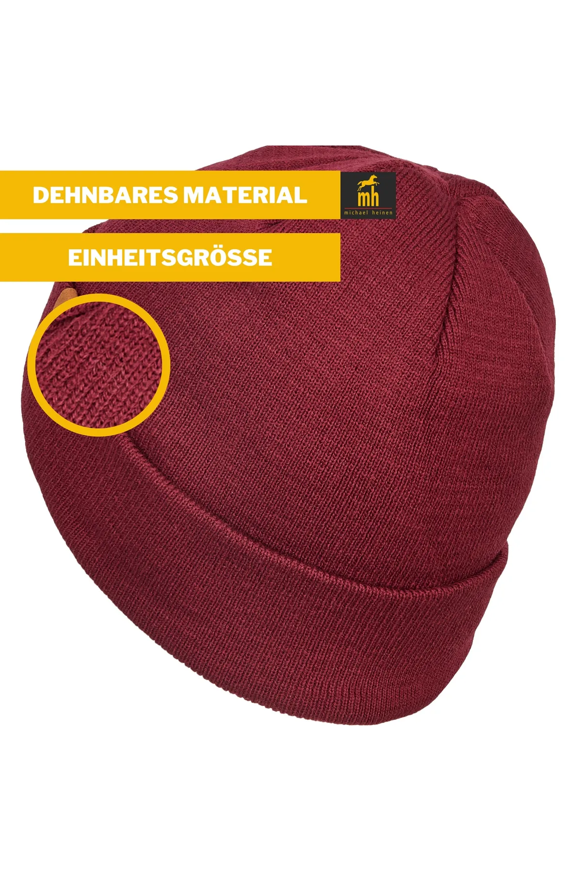 Michael Heinen  Wintermütze Beanie warm und modisch