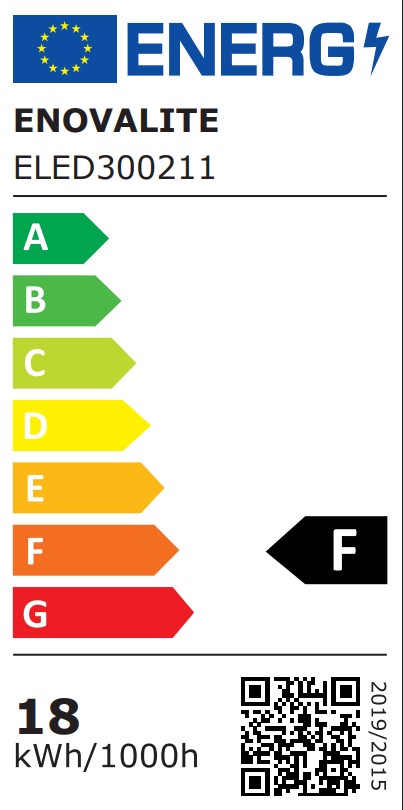 ENOVALITE LED CCT Panel, Ein-/Aufbau, 18W, ø225mm, Lochdurchm. variabel