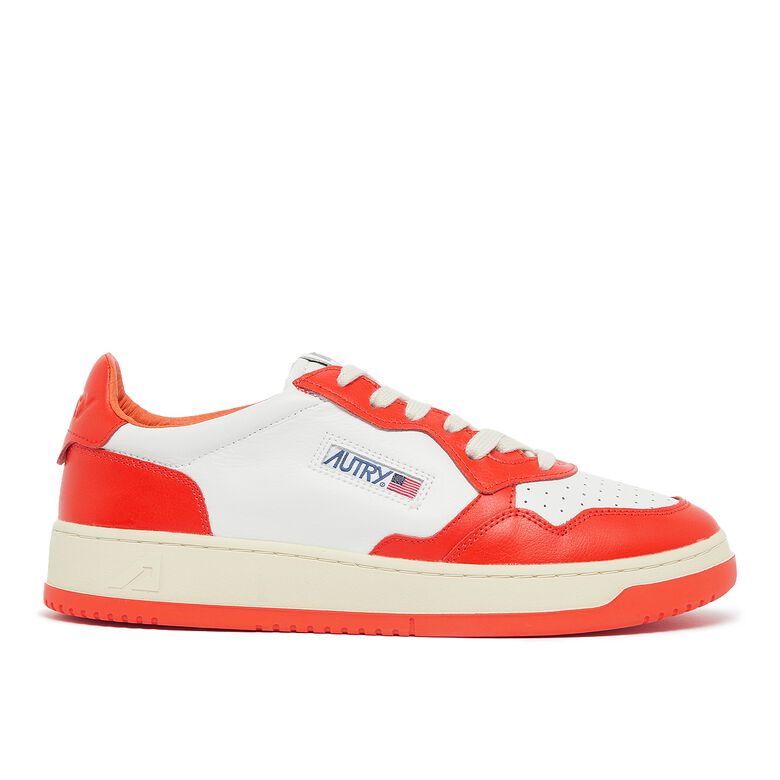 Autry Medalist Low Man leat/leat tangerine
