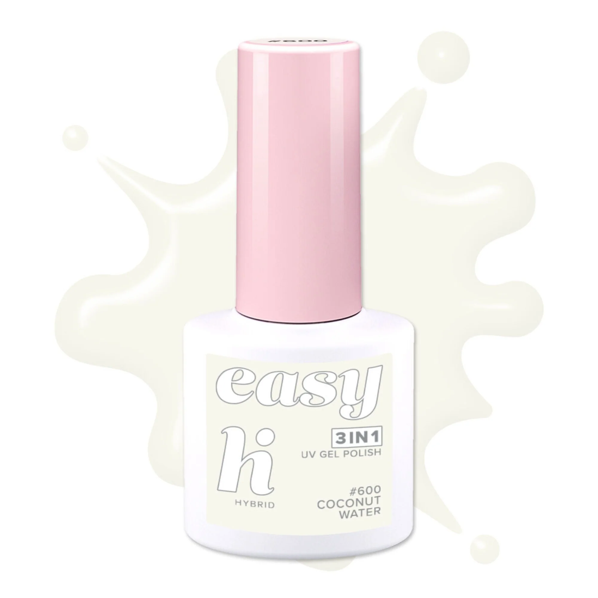 Esmalte em gel UV semipermanente EASY 3 em 1 - Esmalte com efeito gel