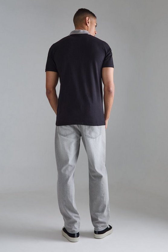 Slim-Fit Colorblock Poloshirt