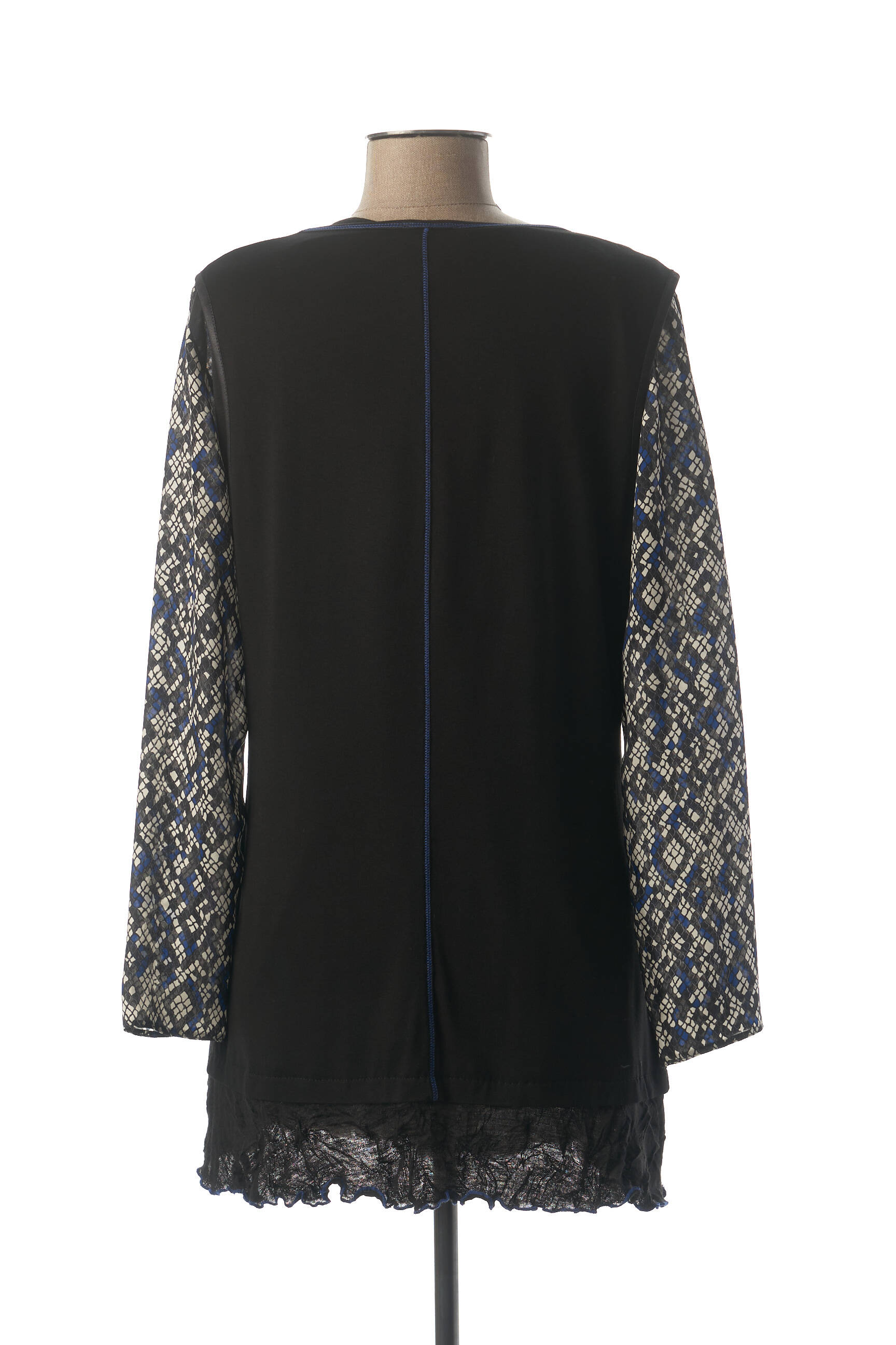 Guy Dubouis Tuniquemanchelongue Femme couleur noir