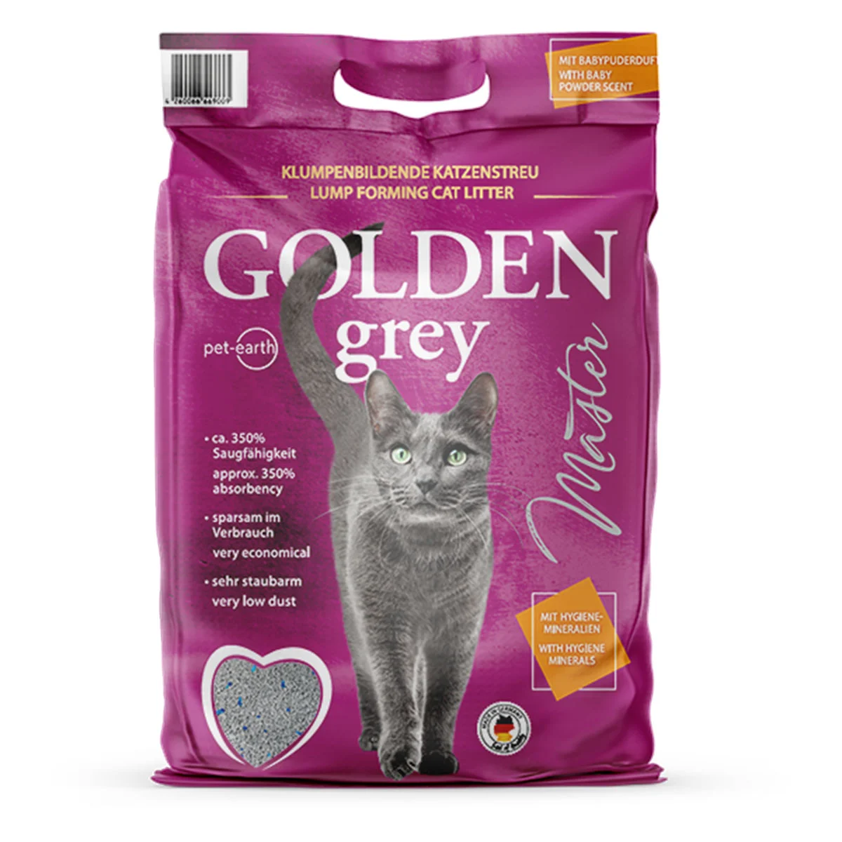 Golden Grey Master Katzenstreu mit Babypuderduft kaufen