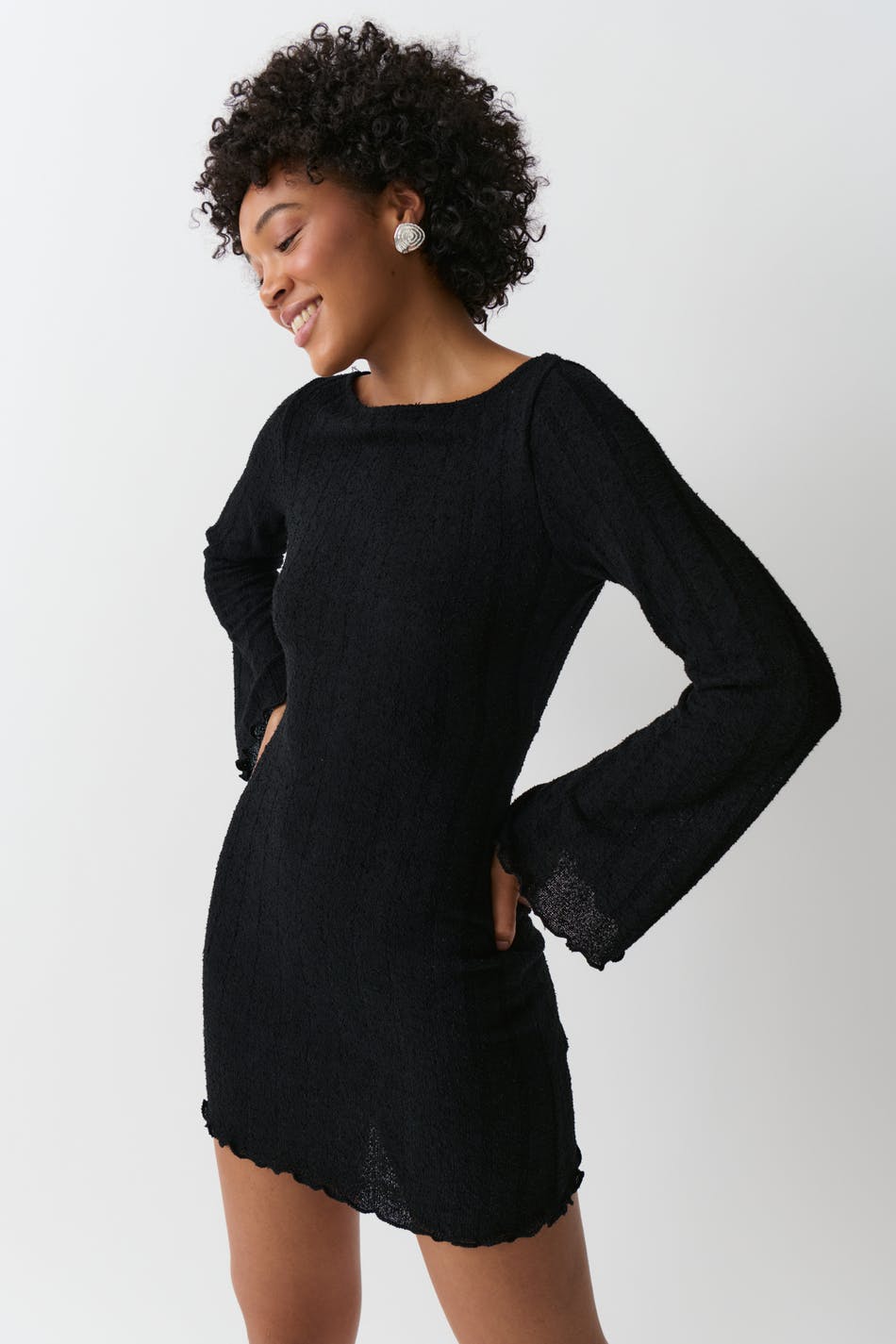 Open back dress