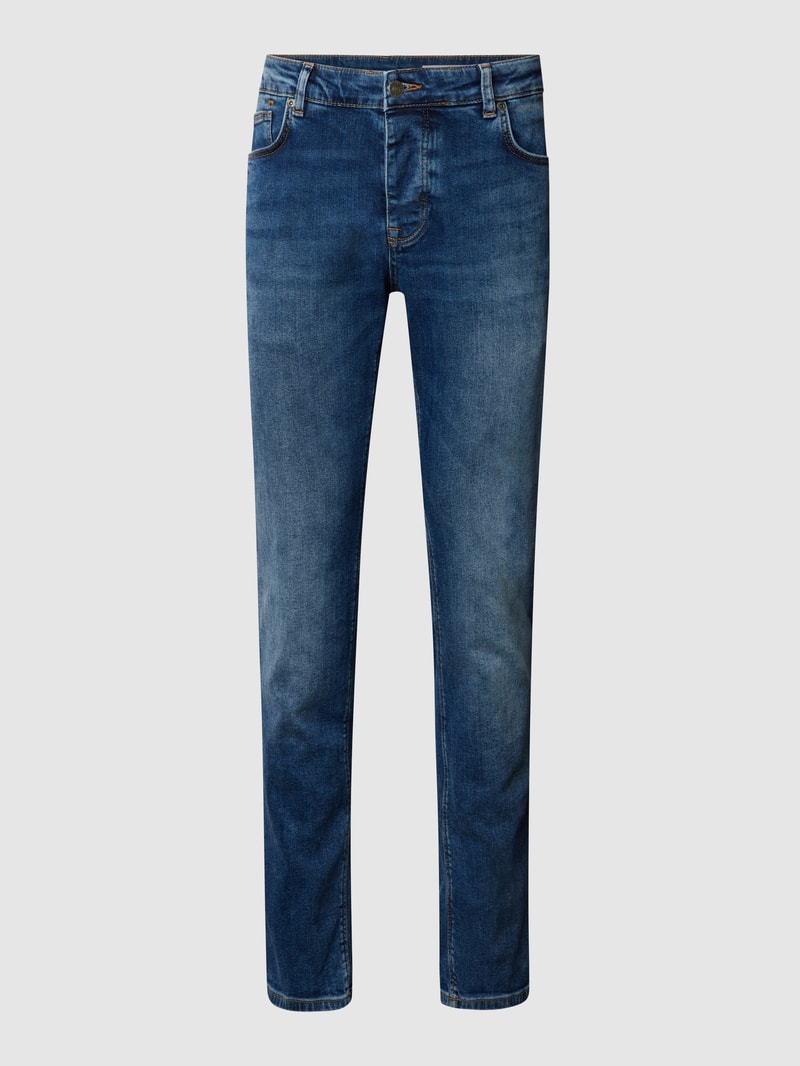 Slim Fit Jeans mit Stretch-Anteil in dunkelblau