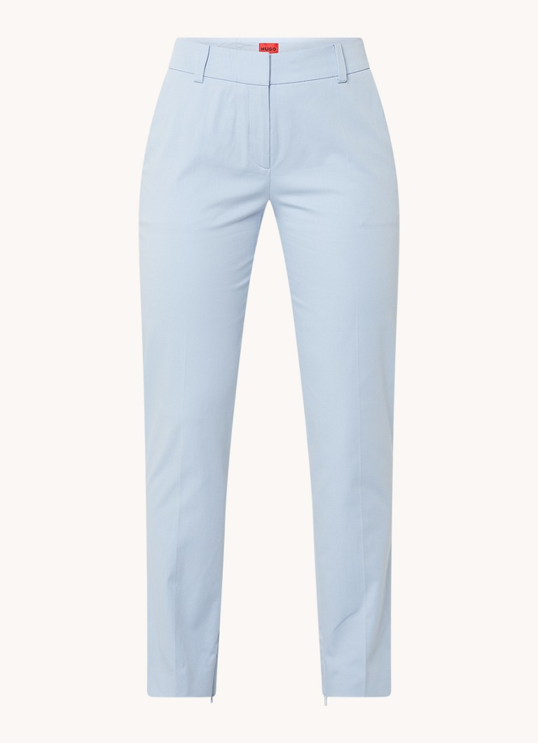 Pantaloni scurți skinny cu talie medie HUGO BOSS Hedima și buzunare laterale