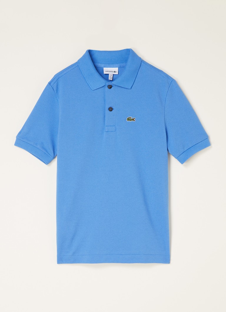 Lacoste polo krekls no pikē kokvilnas ar izšuvumu no logotipa