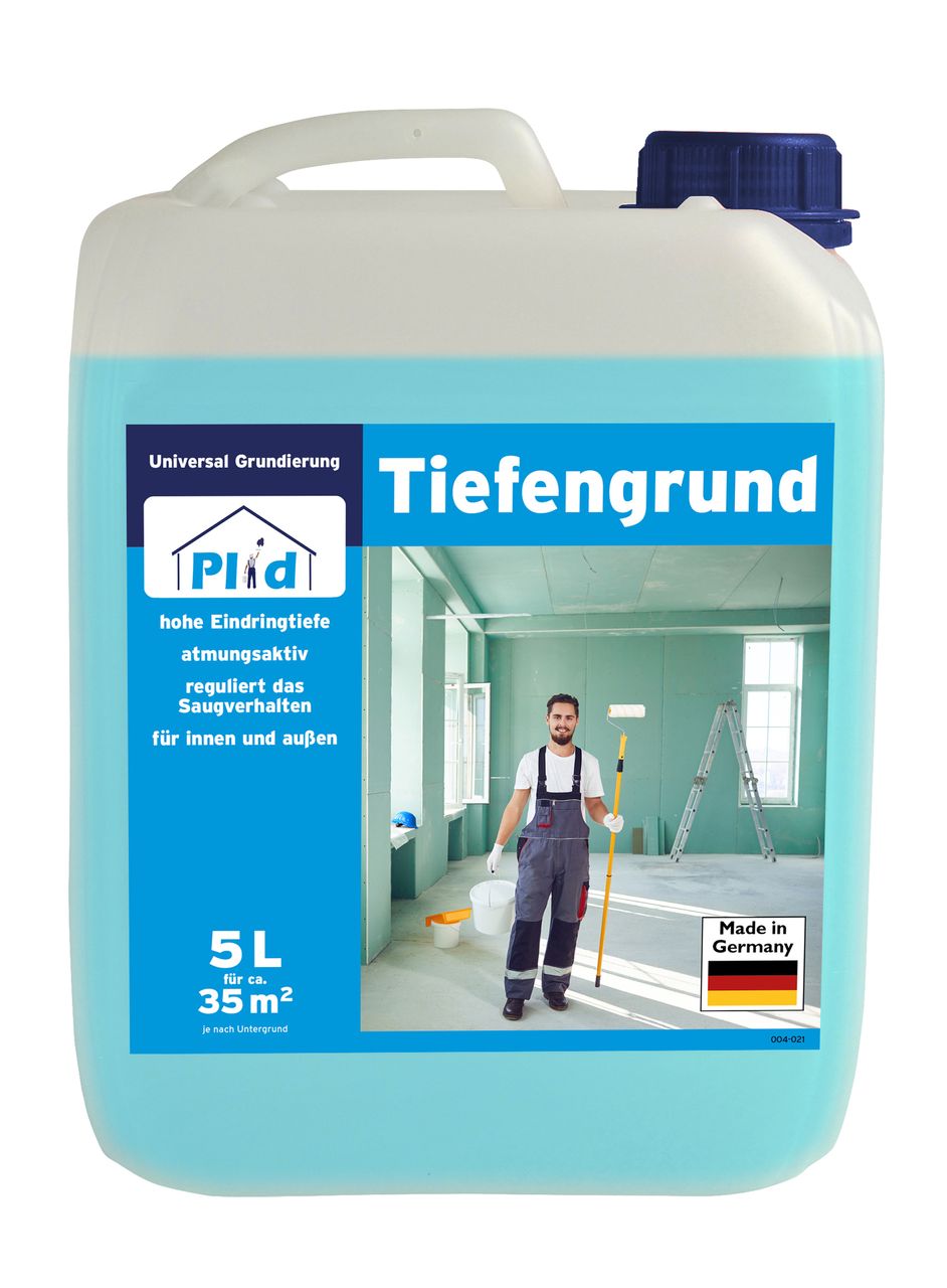 Plid Premium Tiefengrund Tapetengrundierung Grundierung Weiß