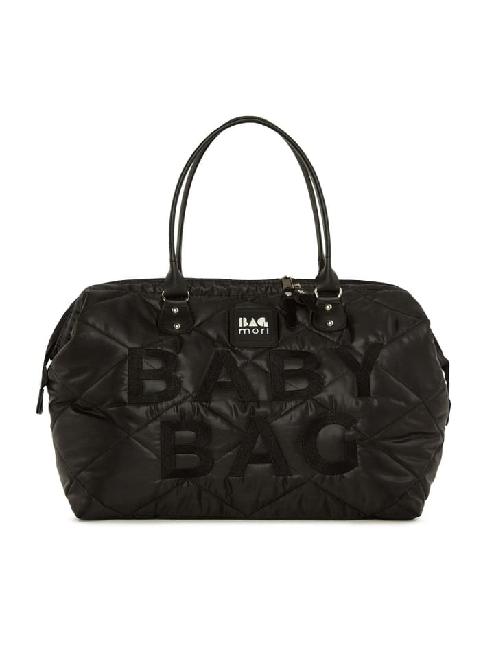 BAGmori Wickeltasche - Schultertasche in Schwarz günstig kaufen onesize