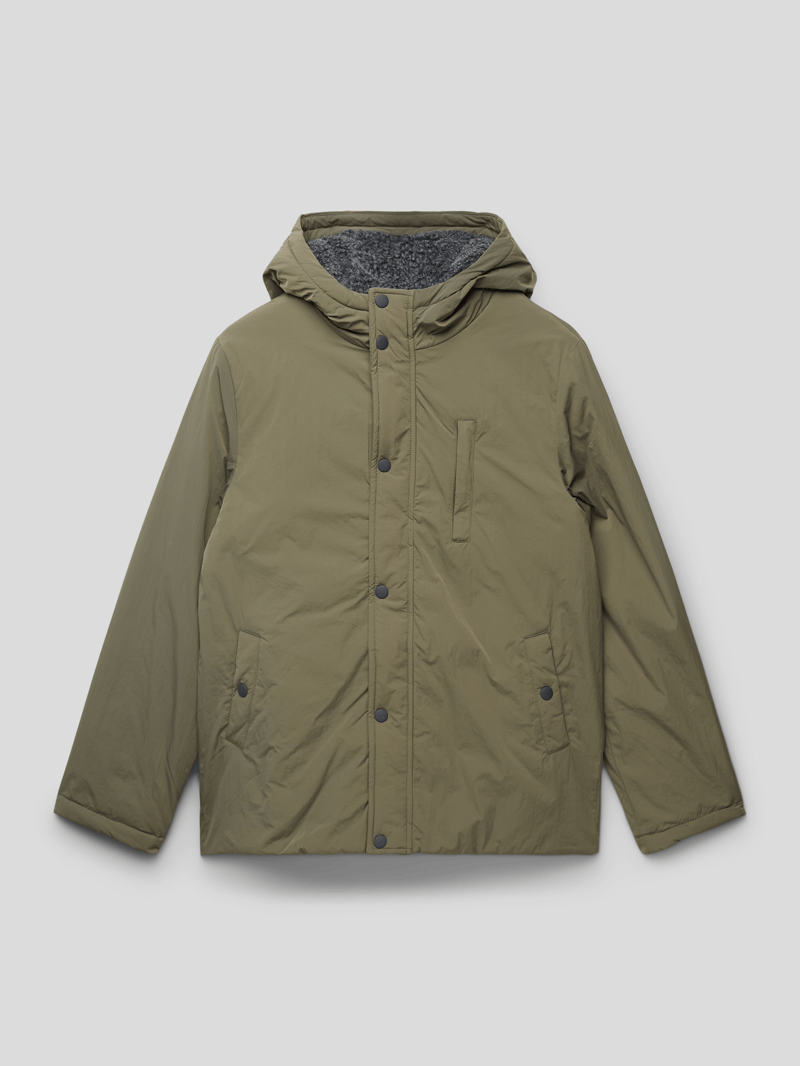 Jacke mit seitlichen Eingrifftaschen Modell 'marlon' in khaki