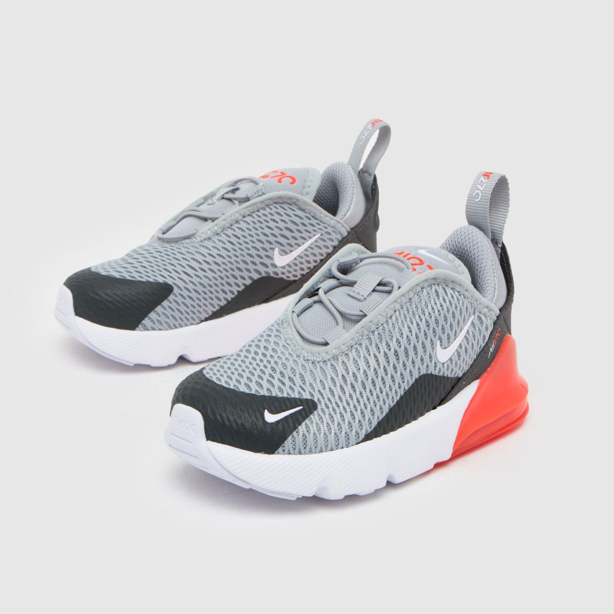 Nike grå multifärgade Air Max 270 pojkar småbarnsskor