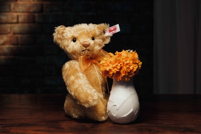 Sunflower Teddybär mit Vase