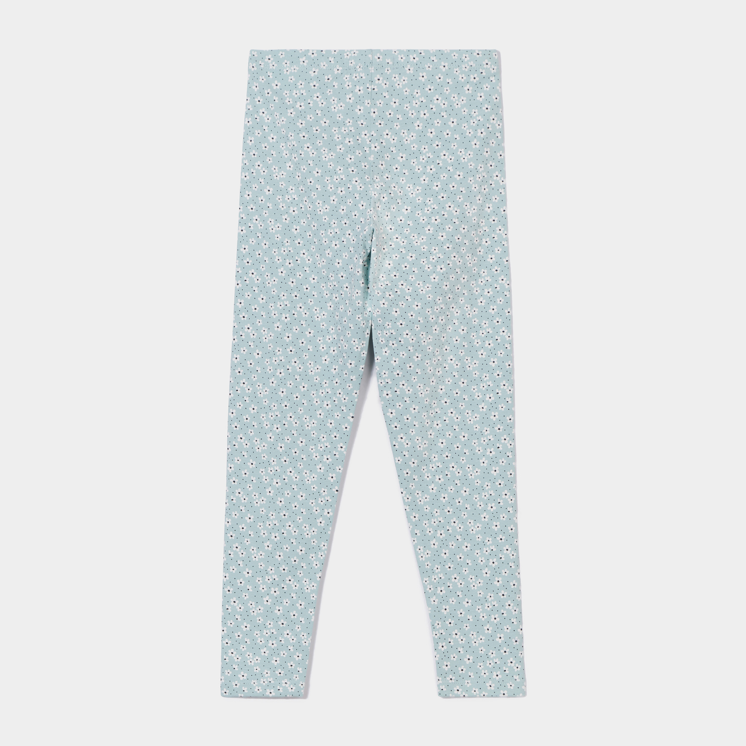Legging élastiqué taille standard bleu gris fille | La Halle