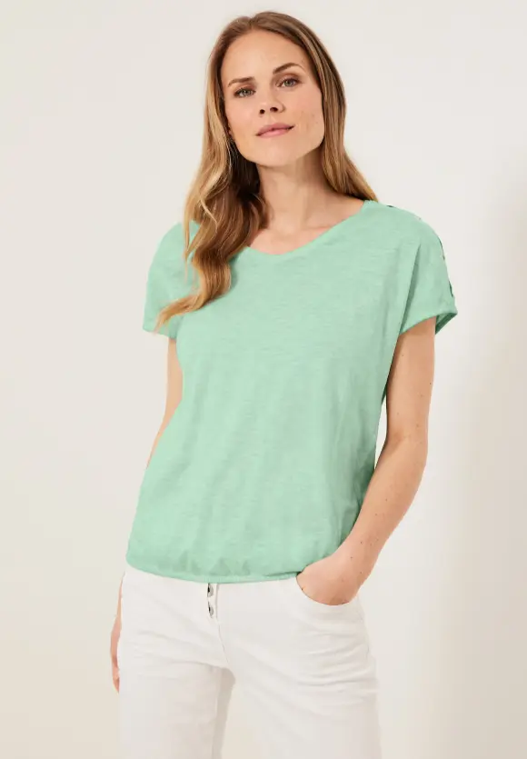 CECIL T-Shirt in gewaschener Optik