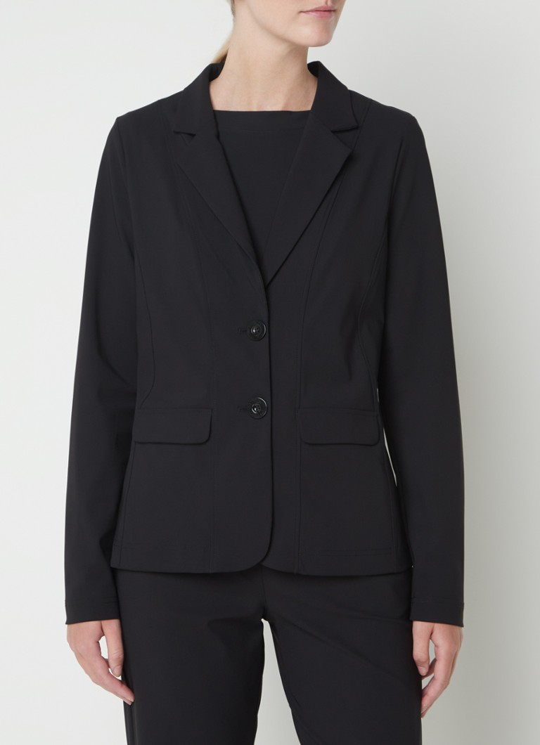 Jachetă elegantă de la Studio Anneloes, din material textil de călătorie, cu buzunare cu clapă.
