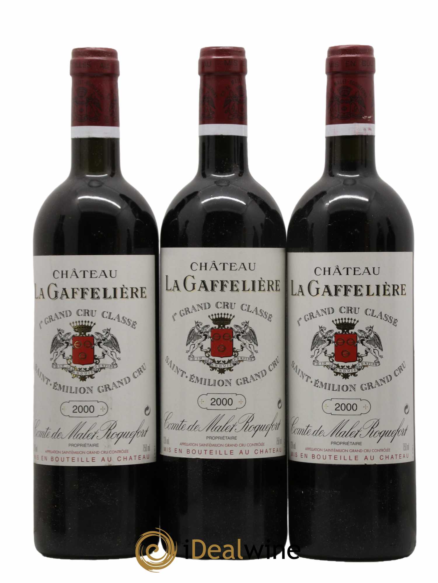 Château la Gaffelière 1er Grand Cru Classé B  2000 - Lot de 12 Bouteilles
