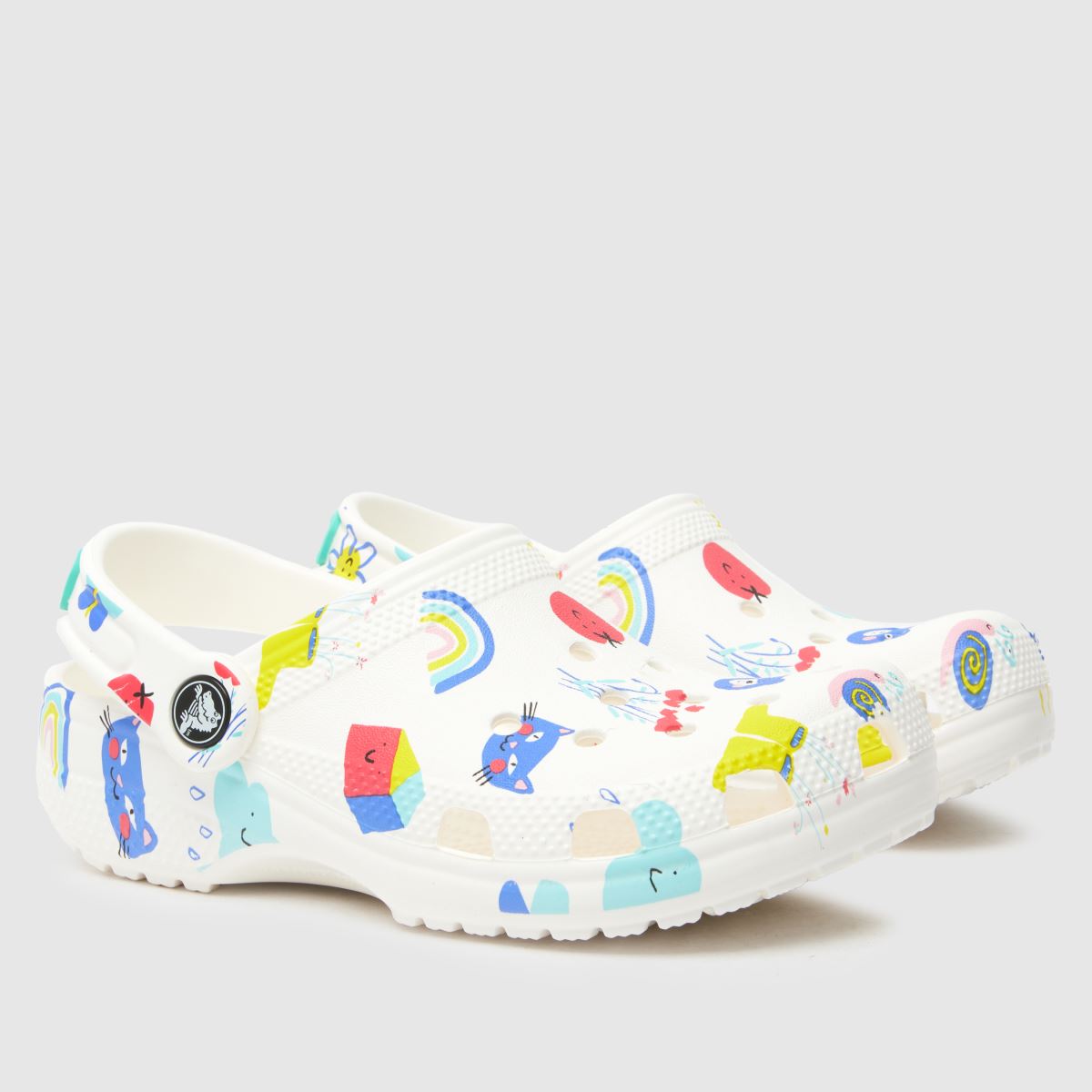 Crocs multi classic badtofflor Junior sandaler
