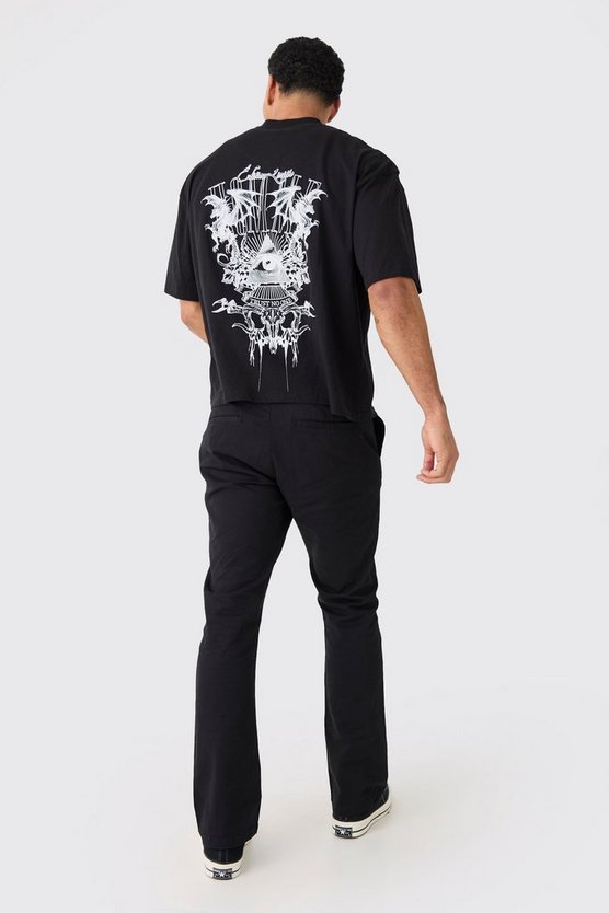 Slim-Fit Chino-Schlaghose