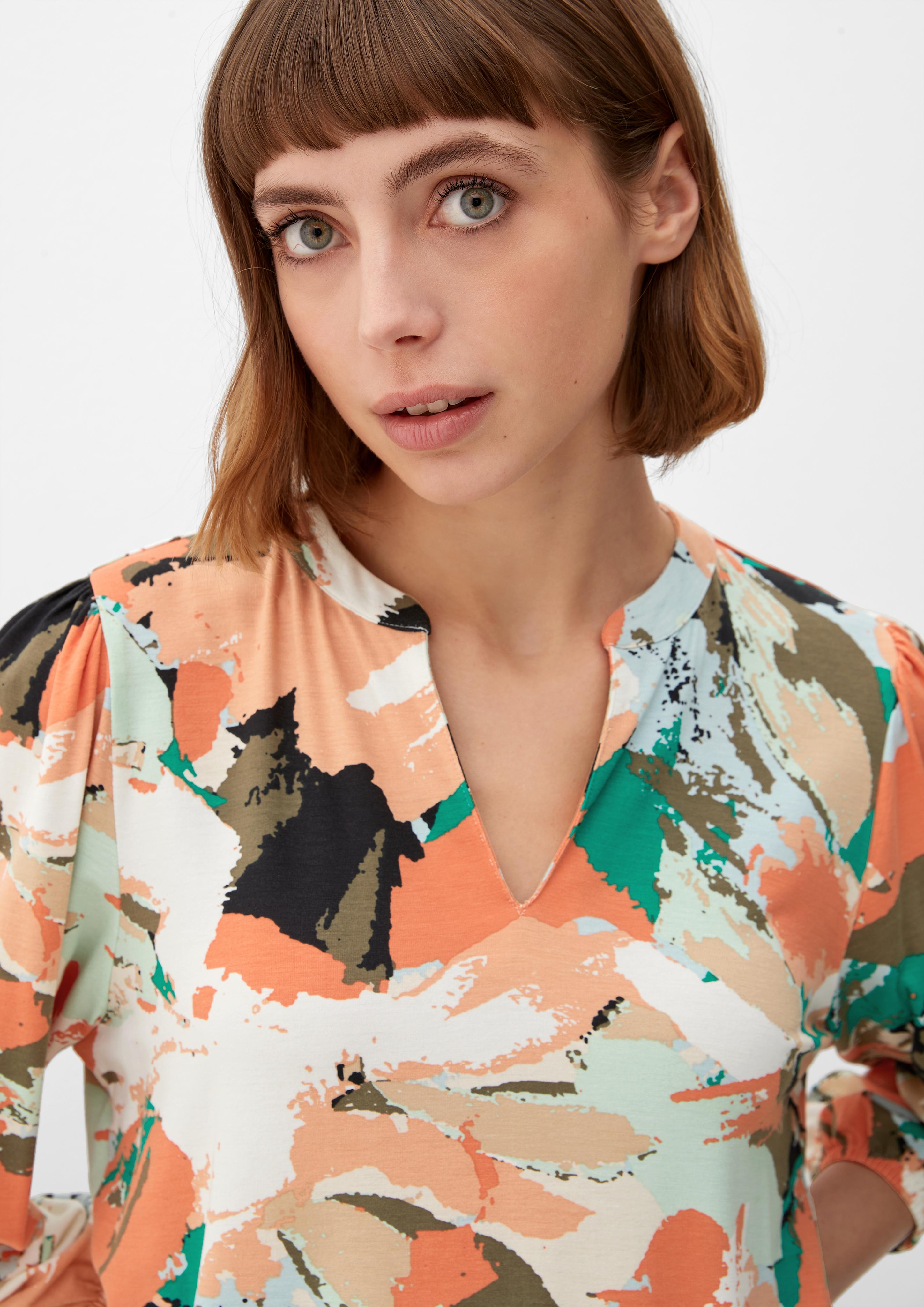 T-Shirt mit Tunika-Ausschnitt  2129643-27B2