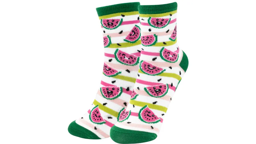 GRUSS & CO Zaubersocken »Melone« mehrfarbig