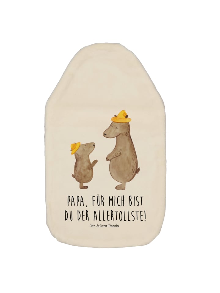 Mr. & Mrs. Panda Wärmflasche Bären mit Hut mit Spruch in Weiß günstig kaufen onesize
