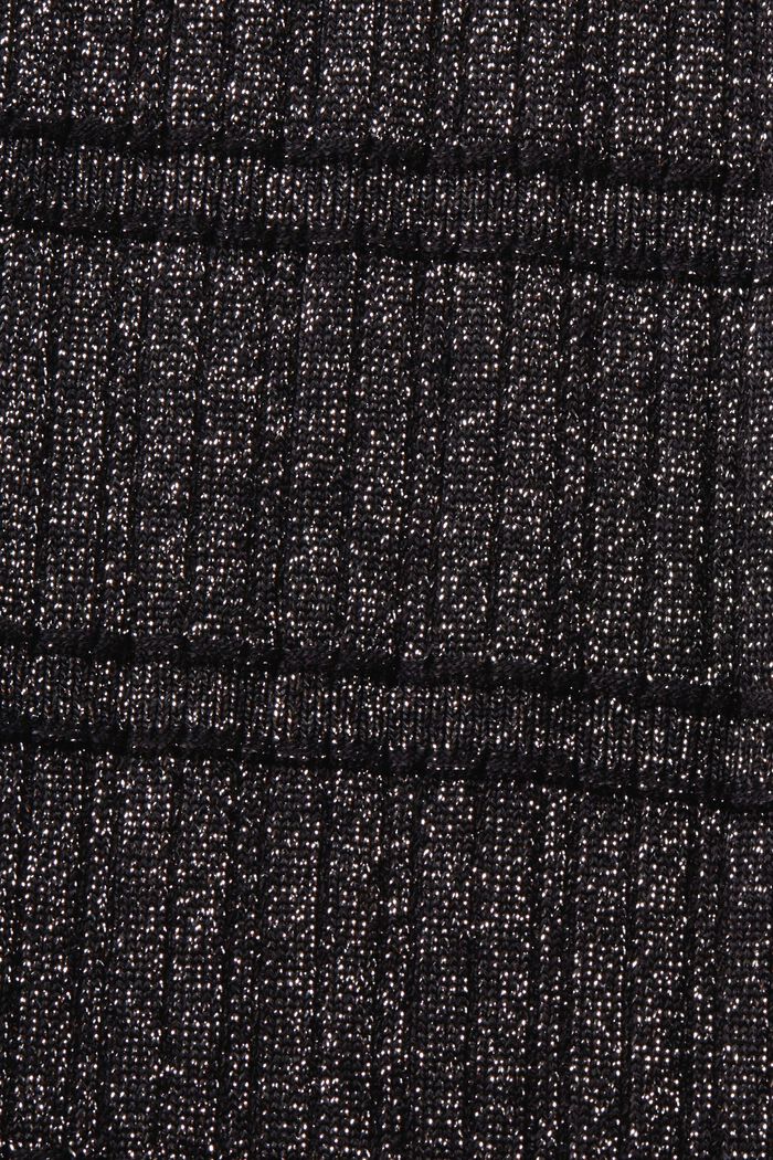 Strick-Midikleid im Glitzer-Look