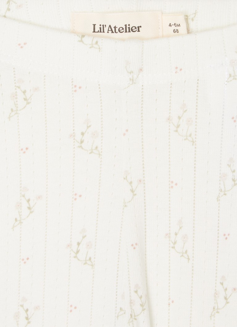 Colanți Chello din amestec de bumbac organic NBFR Lil' Atelier