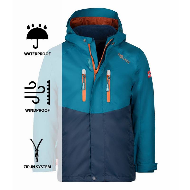 Trollkids Bryggen Doppeljacke Kinder