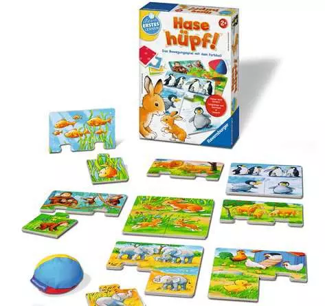 Hase hüpf! - Lernspiel ab 2 Jahren