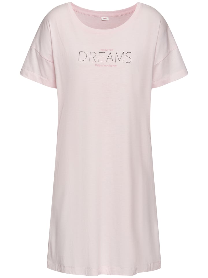 s.Oliver Sleepshirt in rosa günstig kaufen