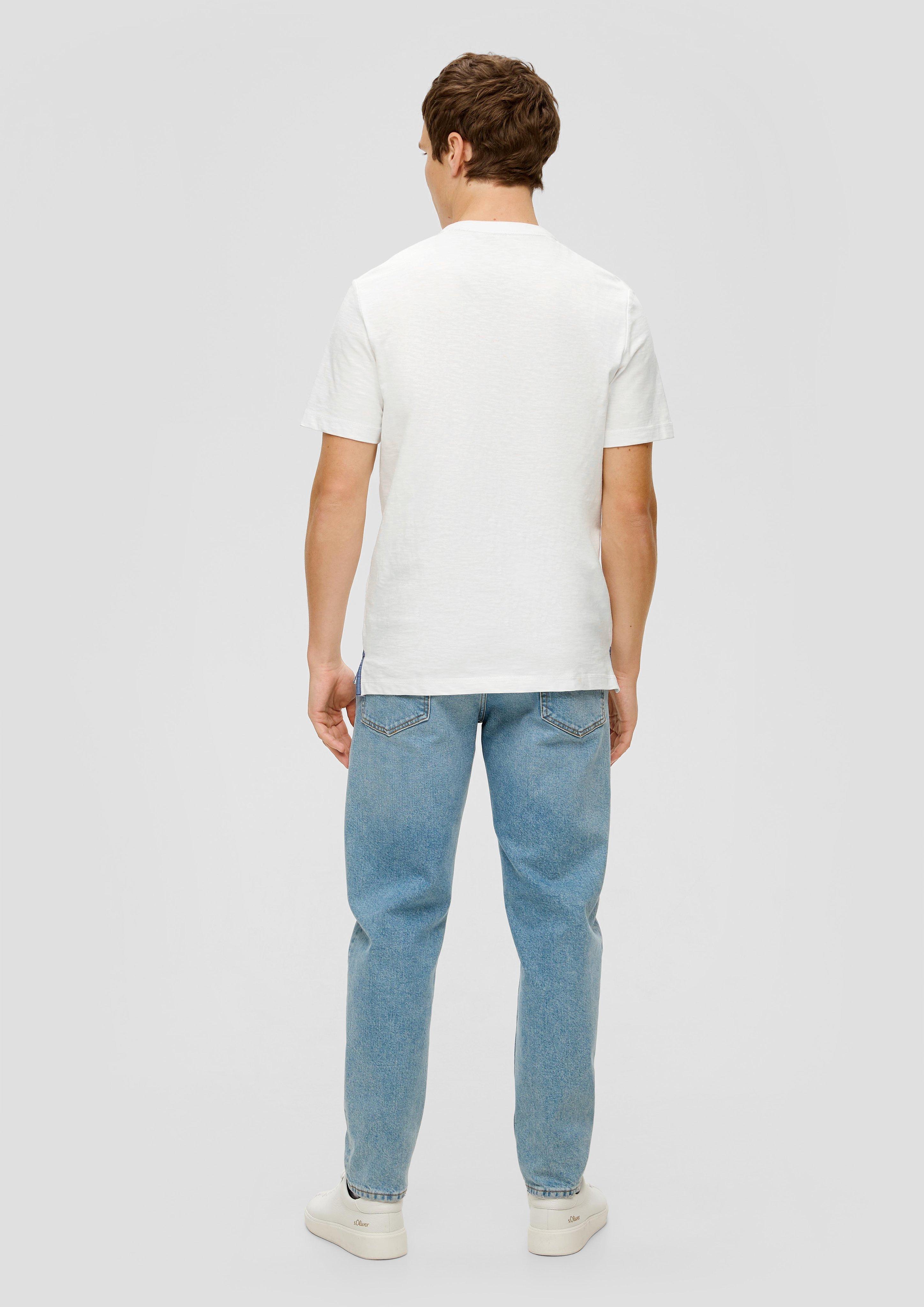 T-Shirt mit aufgesetzter Brusttasche  2143930-0120