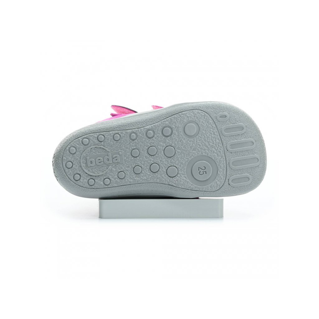 Beda Janette mit Membran (BF 0001/W/M/TS/2) rosa Barfuß-Stiefeletten