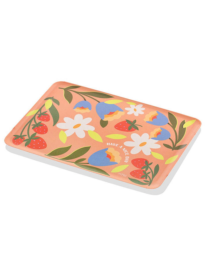 Violeta Home Tablett in Orange - (L)29 x (B)20 cm günstig kaufen onesize