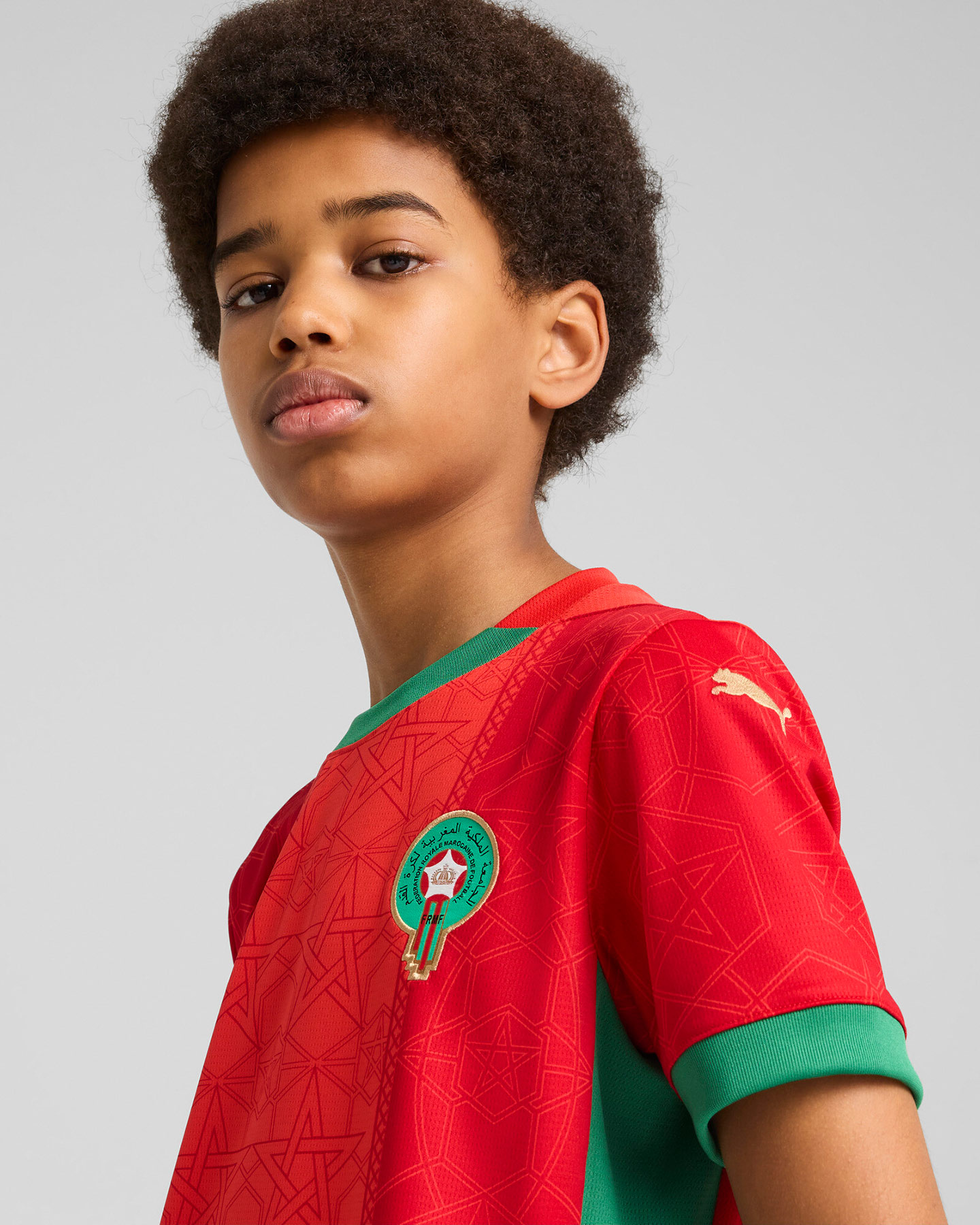 Oficjalna replika koszulki piłkarskiej Puma Maroko Home Junior 778523-01