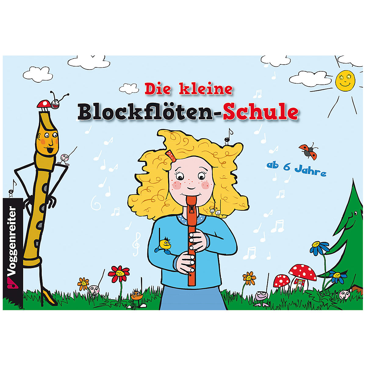 Das bunte Blockflöten-Set, barocke Griffweise
