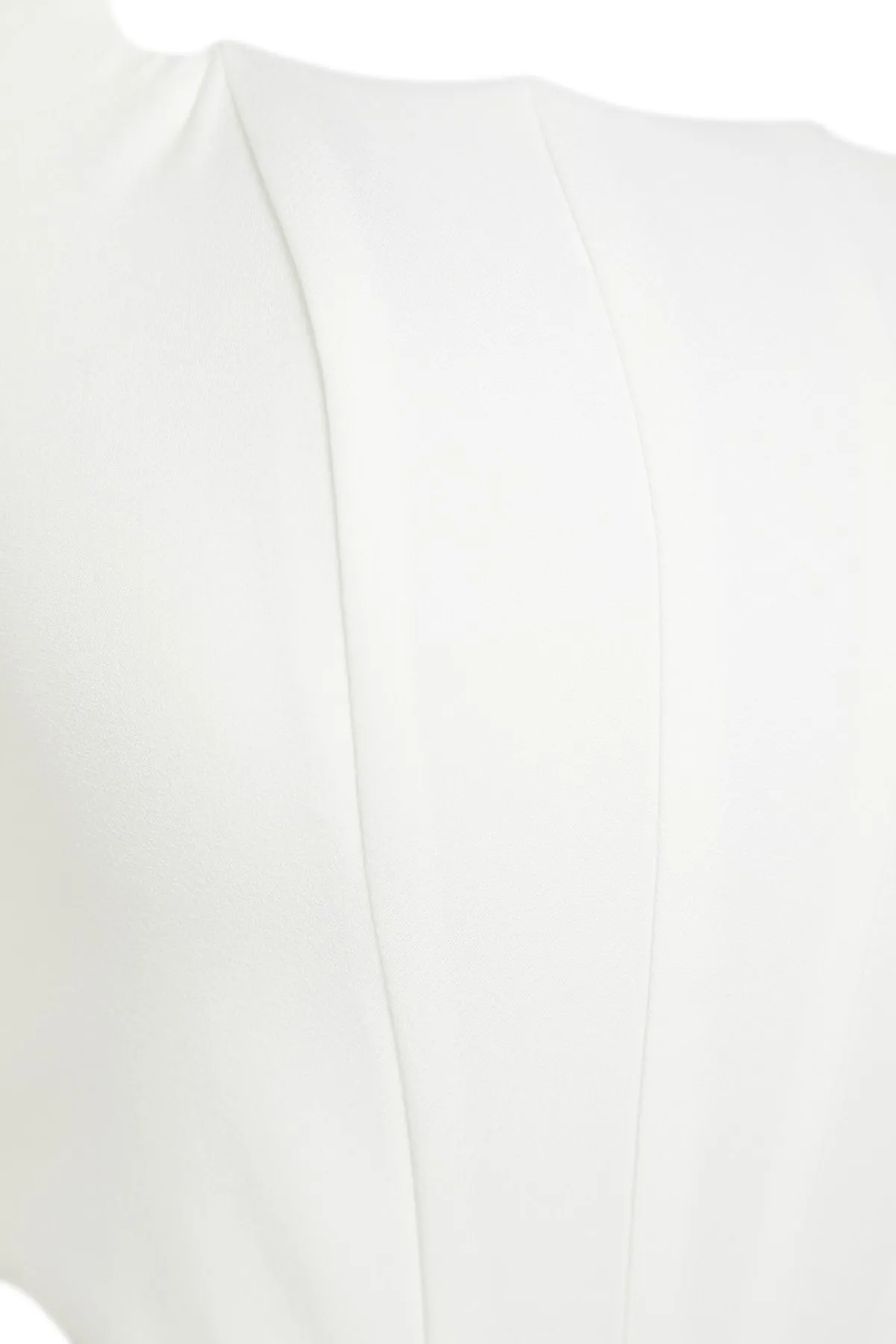 Trendyol Collection  Ecrufarbene, gewebte Korsett-Bluse mit Trägern TWOSS23BZ00938