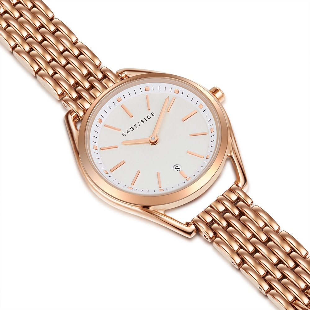 EASTSIDE Montre à quartz Edison en Or rose Acier inoxydable en Or rose Montre