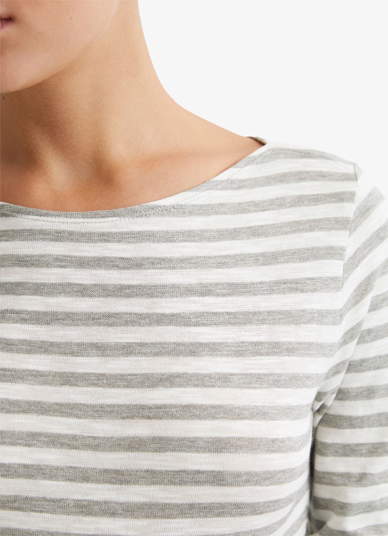 Marc O'Polo organic cotton long-sleeved shirt with stripe print
