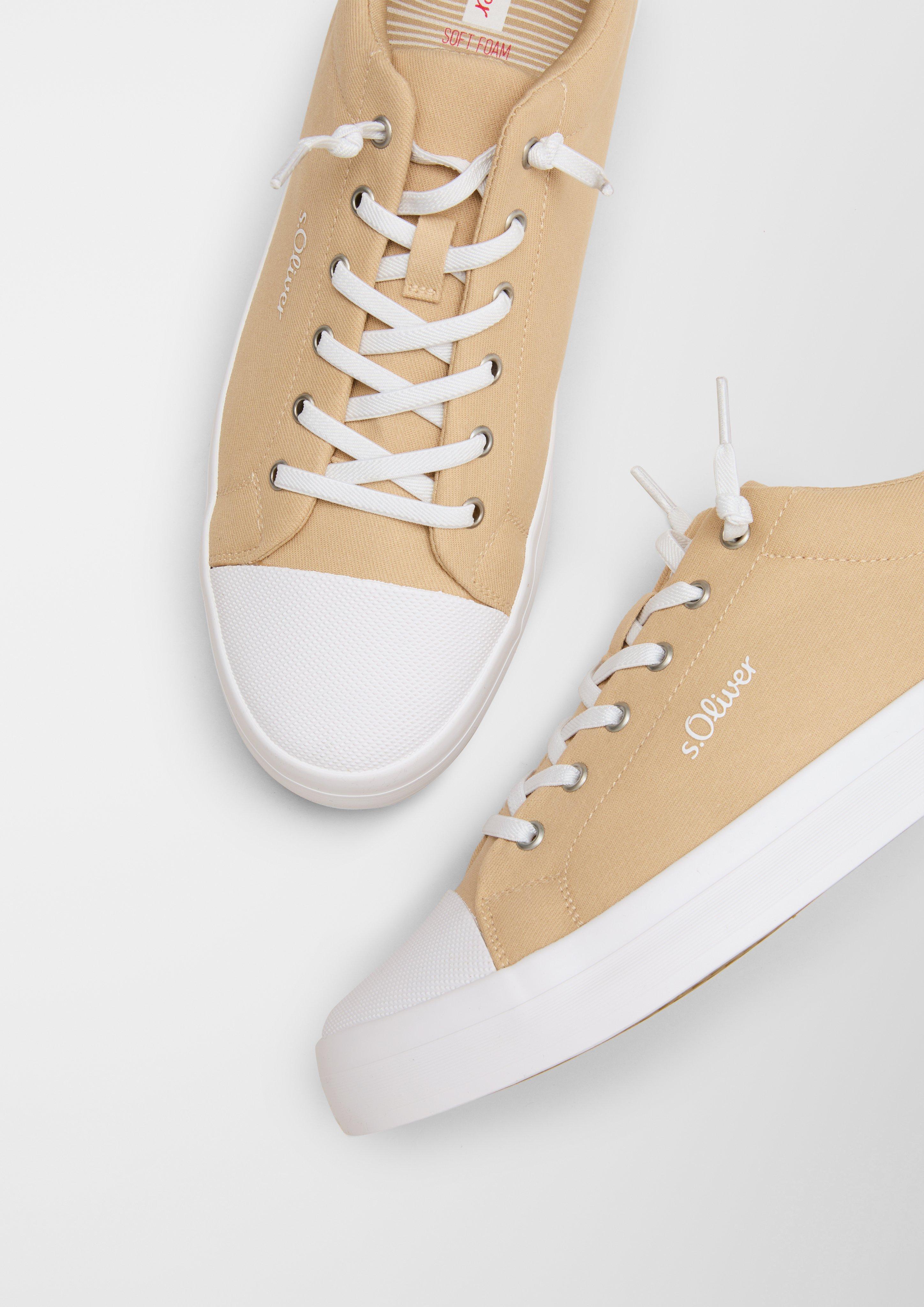 Stoffsneaker mit gummierter Spitze  6007667-355