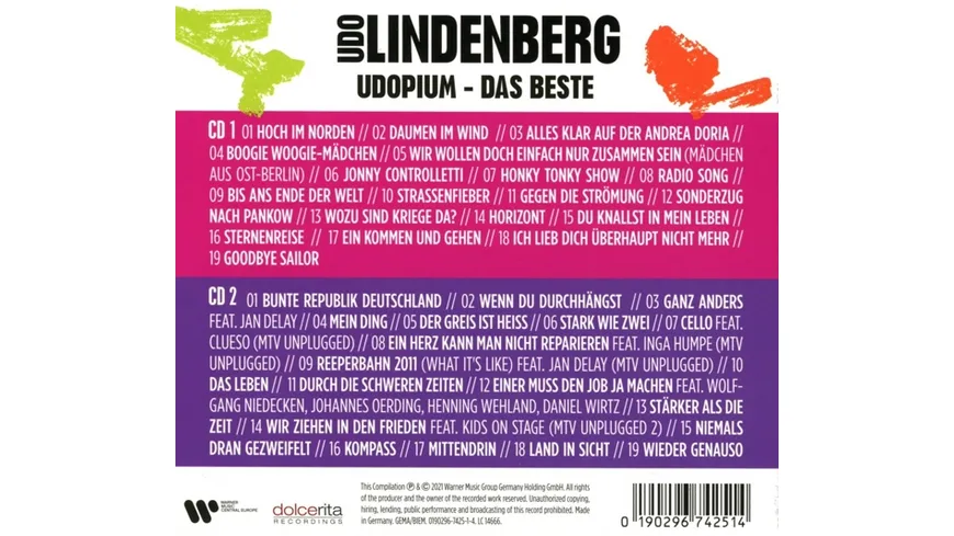 UDOPIUM-Das Beste Digipak