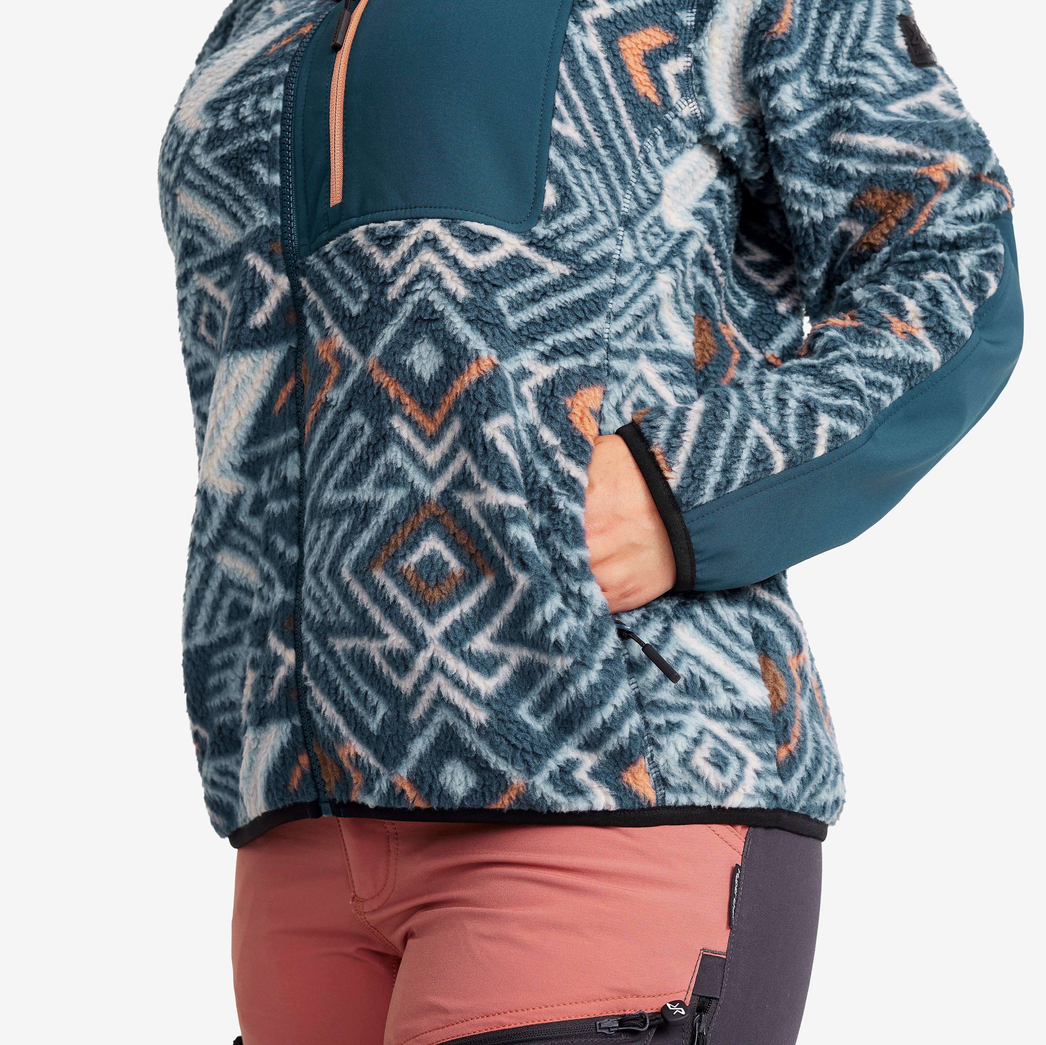 High Pile Fleece Femme Moonlit Ocean