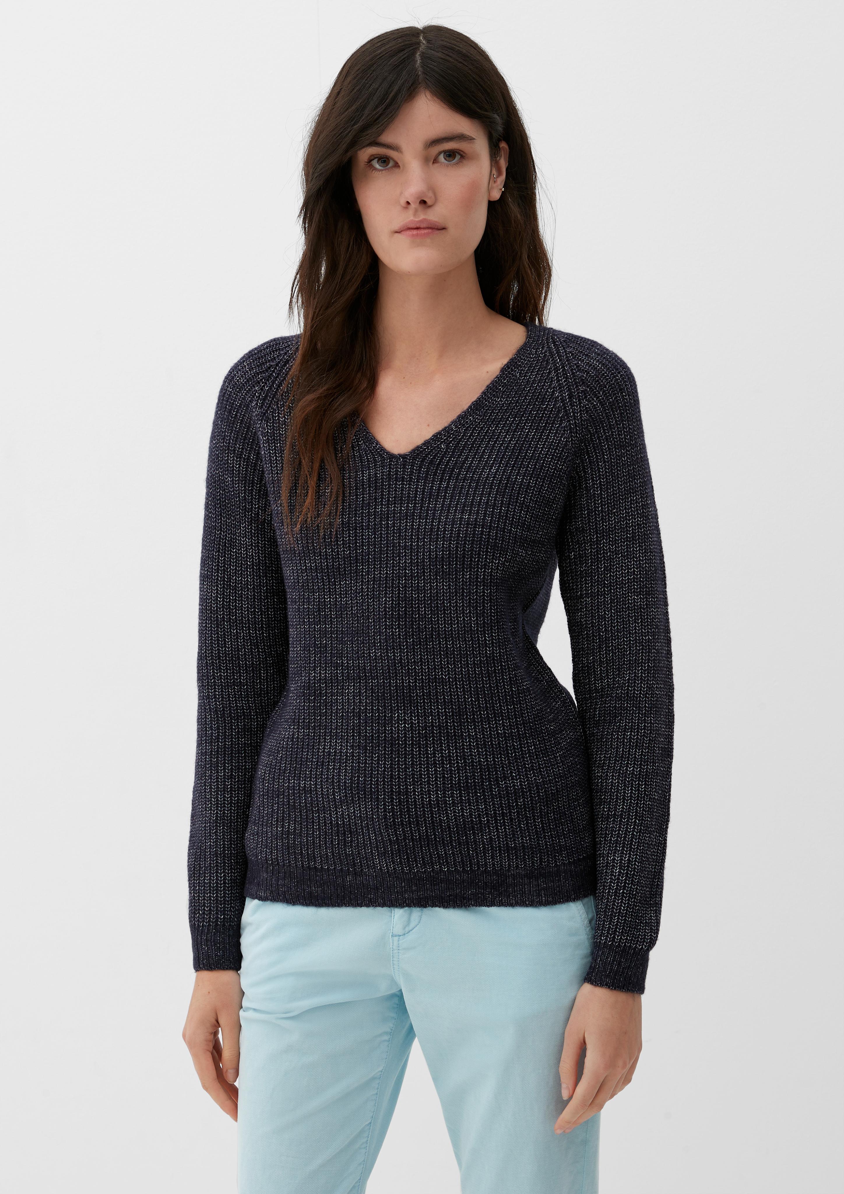 Strickpullover mit V-Ausschnitt  2124197-5959
