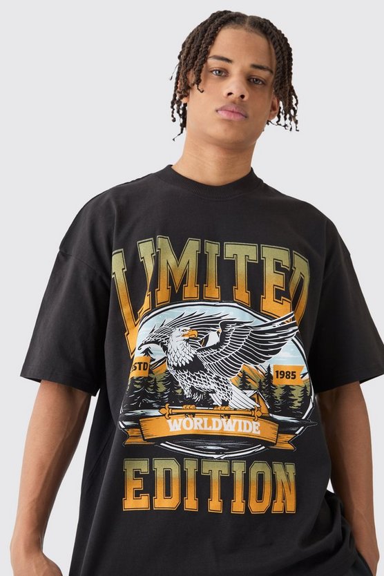 Oversize T-Shirt mit Limited Edition Print