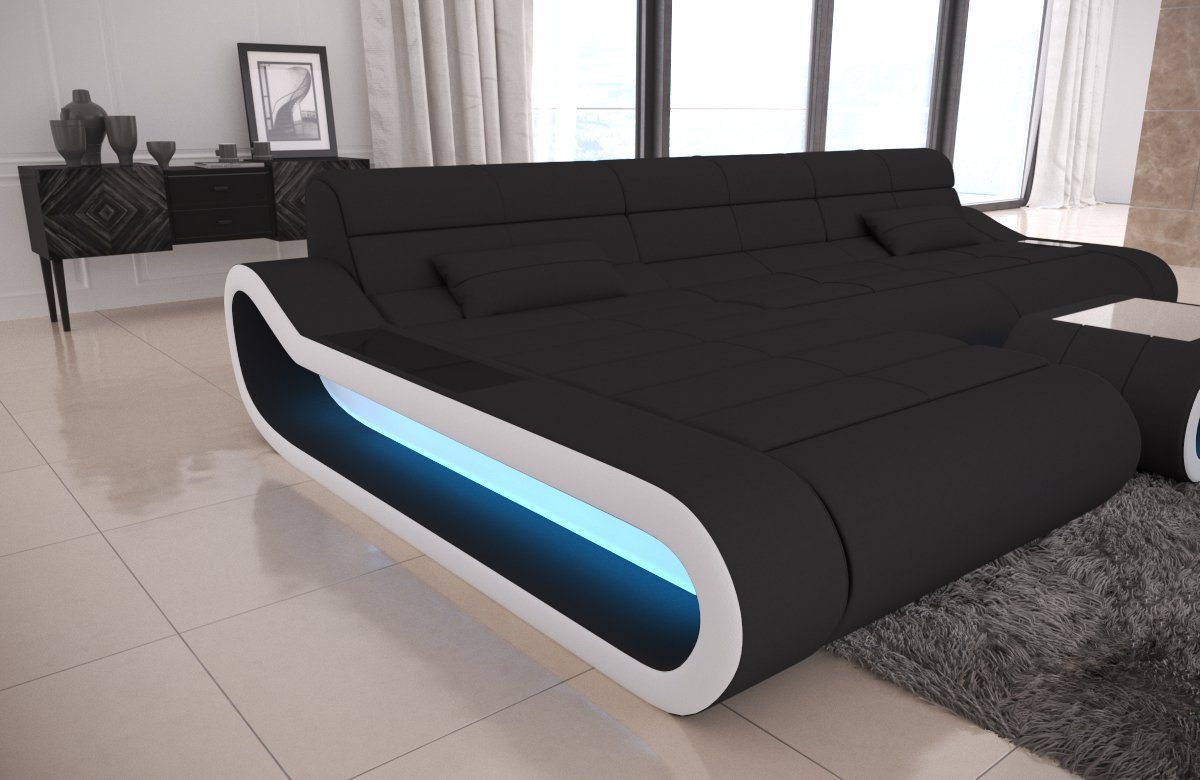 Sofa Dreams Ecksofa Concept M -L Form Stoffsofa, Designersofa mit ergonomischer Rückenlehne