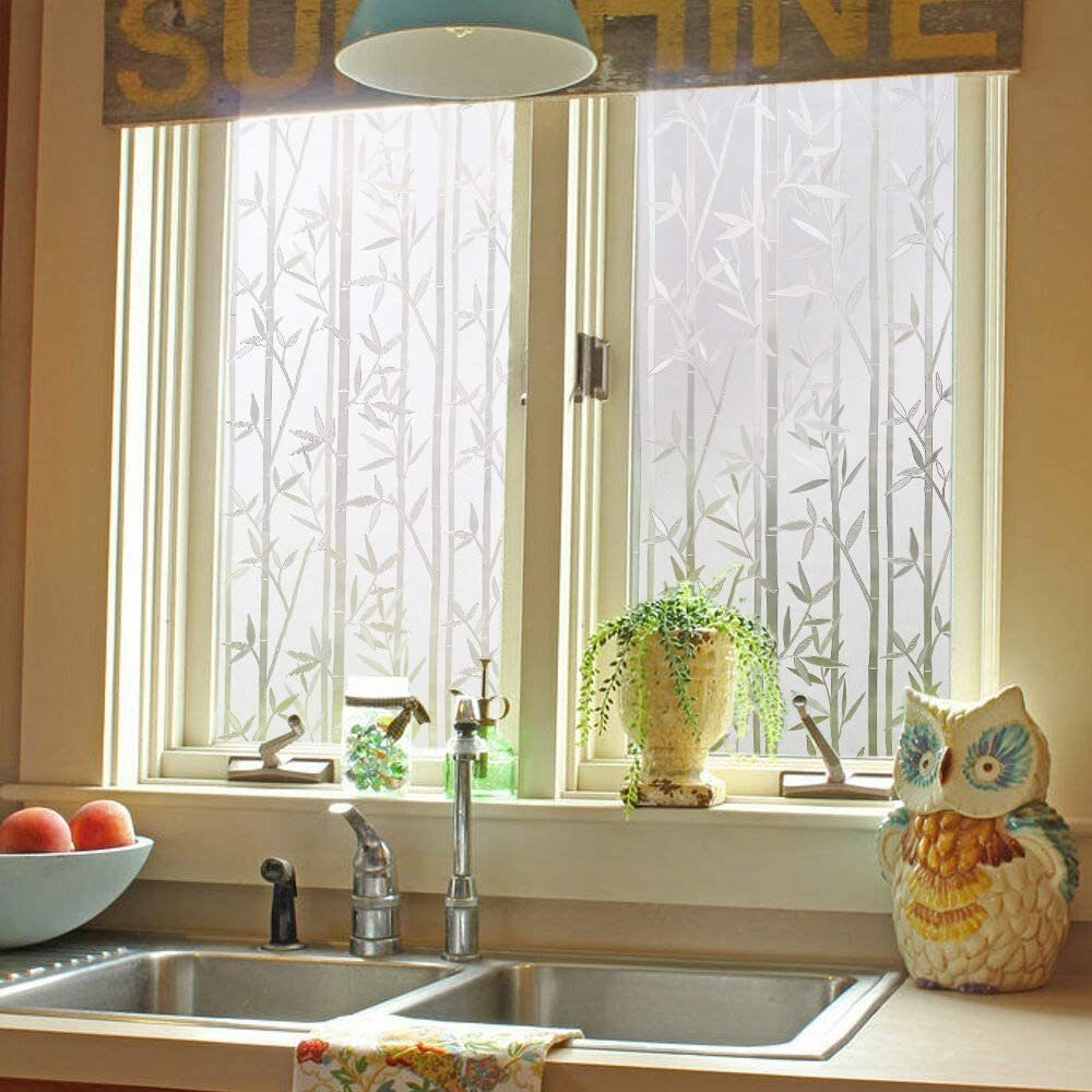Fensterfolie Fensterfolie Bambus Sichtschutz Folie Fenster Selbstklebend, Devenirriche
