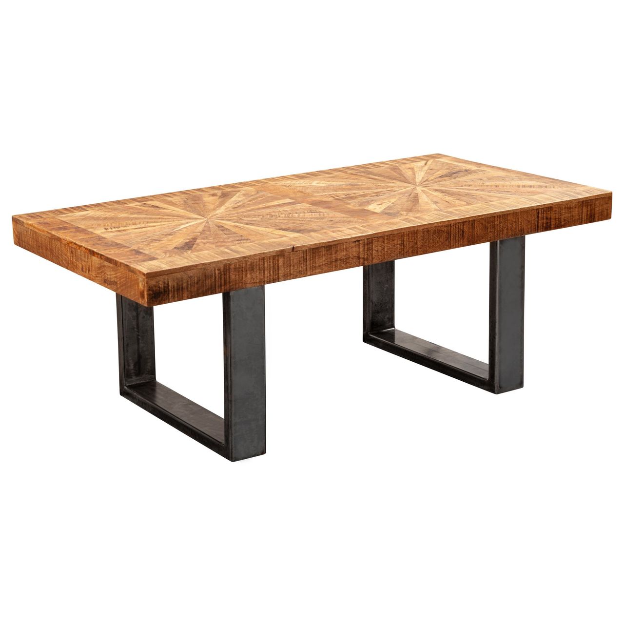 Wohnling Couchtisch 105 x 55 x 40 cm Braun