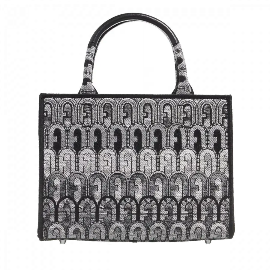 Furla - Furla Handle Bags Canvas Gray - grau