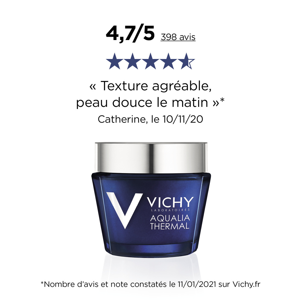 Vichy Aqualia Thermal Effet Spa Soin nuit Hydratant & Nourrissant